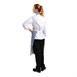 Whites halterschort blauw-wit geblokt