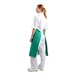 Whites PVC nylon halterschort groen