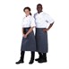 Whites sloof blauw-wit gestreept