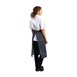 Whites sloof blauw-wit gestreept