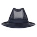 Hoed met haarnet donkerblauw