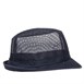 Hoed met haarnet donkerblauw