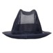 Hoed met haarnet donkerblauw