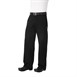 Chef Works Executive unisex koksbroek visgraat zwart