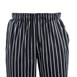 Chef Works Designer Baggy uniseks koksbroek zwart-wit gestreept
