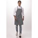 Chef Works halterschort grijs