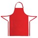 Chef Works halterschort rood