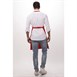Chef Works halterschort rood