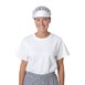 Whites nylon haarnet met klep wit