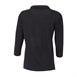 Uniform Works dames T-shirt met V-hals zwart S
