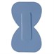 Blauwe vingertoppleisters (50 stuks)