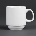 Olympia Whiteware stapelbare mok 28,4cl (12 stuks)