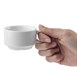 Olympia Whiteware stapelbare espressokopjes 8,5cl (12 stuks)