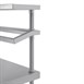 Vogue RVS werktafels met wandplank en ruimte voor GN bakken