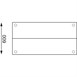 Vogue RVS werktafel met wandplanken 180cm