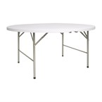Bolero ronde klaptafel wit 153cm