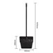 Jantex veger en blik lange steel 16cm breed