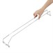Olympia glazenrek verchroomd 61cm