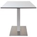 Bolero vierkante RVS tafelpoot