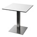 Bolero vierkante RVS tafelpoot