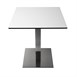 Bolero vierkante RVS tafelpoot