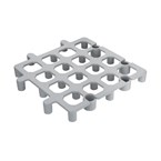 Vogue plastic stelvloer rek (verpakking van 2)