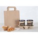 Fiesta Recyclable bruine papieren tassen (250 stuks)