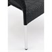 Bolero polyrotan indoor/outdoor stoelen houtskool (4 stuks)