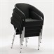 Bolero polyrotan indoor/outdoor stoelen houtskool (4 stuks)