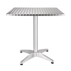 Bolero vierkante RVS bistrotafel 70cm