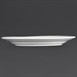 Olympia Whiteware witte borden met brede rand 202mm (12 stuks)