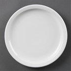 Olympia Whiteware borden met smalle rand 23cm (12 stuks)