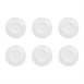 Olympia Athena borden met brede rand 28cm wit (6 stuks)