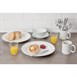 Olympia Athena borden met brede rand 28cm wit (6 stuks)
