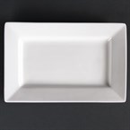 Olympia Lumina rechthoekige schalen met brede rand 20x13cm (6 stuks)