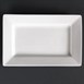 Olympia Lumina rechthoekige schalen met brede rand 20x13cm (6 stuks)