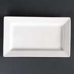 Olympia Lumina rechthoekige schalen met brede rand 25,7x15,5cm (4 stuks)