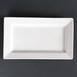 Olympia Lumina rechthoekige schalen met brede rand 25,7x15,5cm (4 stuks)