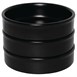 Olympia stapelbaar schaaltje mat zwart 10,2x2cm (6 stuks)