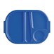 Olympia Kristallon polycarbonaat schaaltje met vakken klein blauw 322mm (10 stuks)