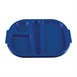 Olympia Kristallon polycarbonaat schaaltje met vakken klein blauw 322mm (10 stuks)