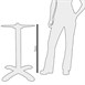 Bolero ronde gietijzeren tafelpoot 72(H)cm