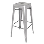 Bolero Bistro gegalvaniseerd stalen barkruk (4 stuks)