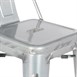 Bolero Bistro Hoge Kruk Van Staal Met Rugleuning (4 Stuks)