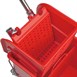 Jantex Kentucky dweilkar met wringer rood 20L