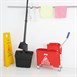 Jantex Kentucky dweilkar met wringer rood 20L