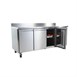 Polar U-serie 3-deurs koelwerkbank met achteropstand 417L