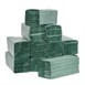 Jantex Z-gevouwen handdoeken 1-laags 250 vellen groen (12 stuks)