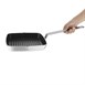 Vogue aluminium vierkante anti-aanbak teflon geribbelde grillpan 24cm