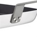 Vogue aluminium vierkante anti-aanbak teflon geribbelde grillpan 24cm